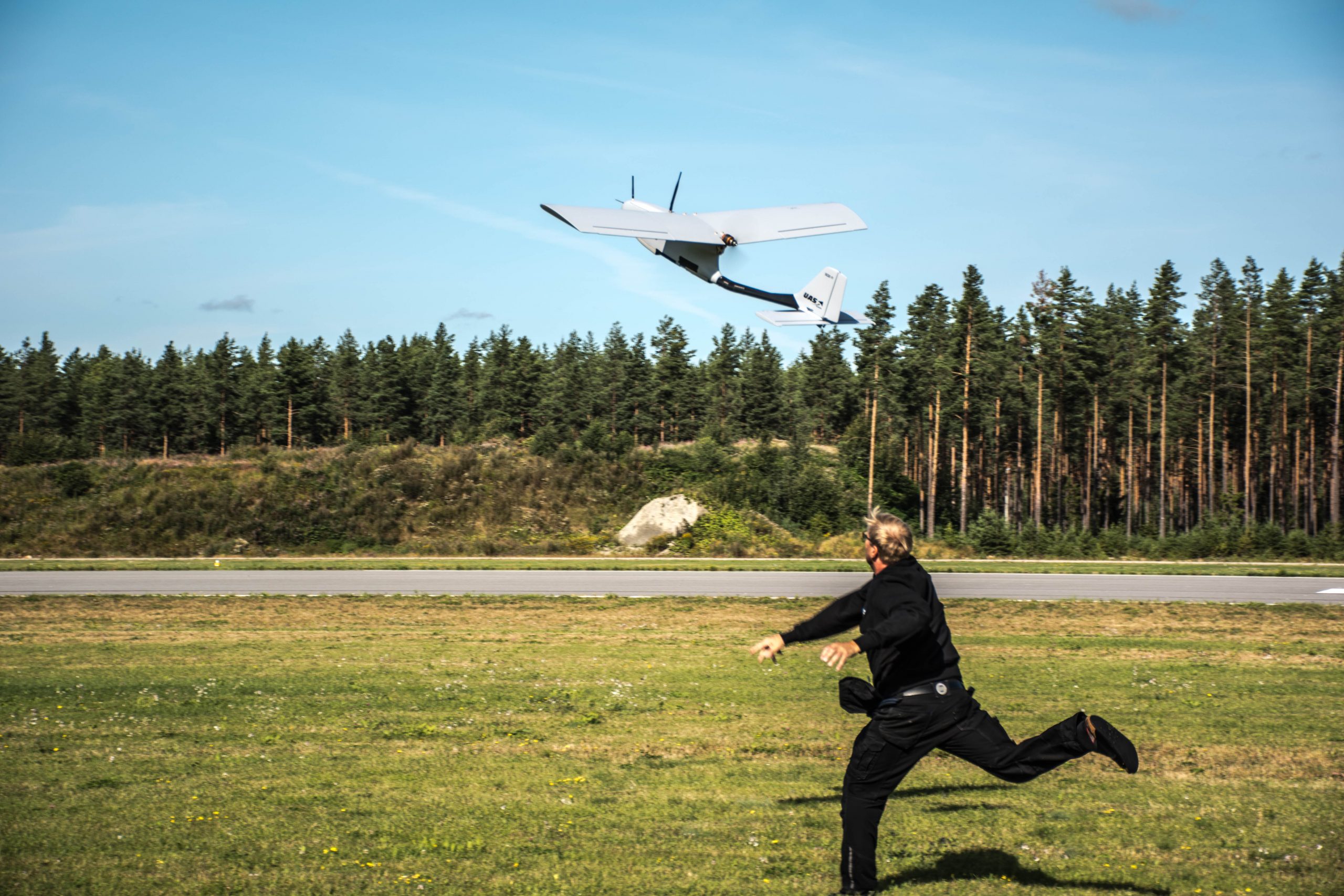 SkyRobot FX10 aircraft at launch