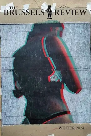 The Brussels Review Winter 2024 cover with layered figure artwork